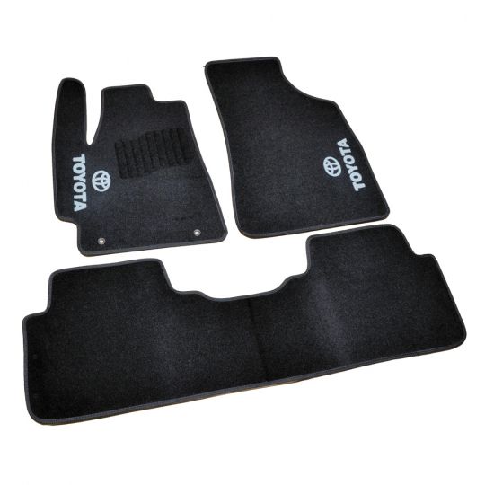 AVTM Коврики в салон текстильные Toyota Highlander II '08-13 Черные (Комплект 3шт.) AVTM Коврики в салон текстильные Toyota Highlander II '08-13 Черные (Комплект 3шт.)