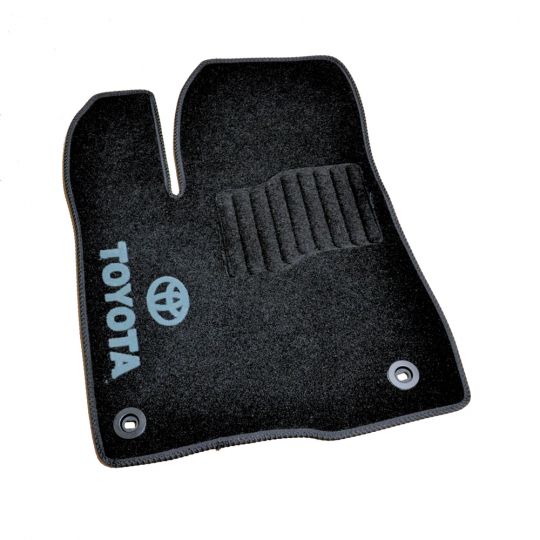 AVTM Коврики в салон текстильные Toyota Highlander III '13- Черные (Комплект 3шт.)