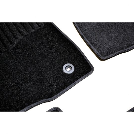 AVTM Коврики в салон текстильные Toyota Highlander III '13- Черные (Комплект 3шт.)