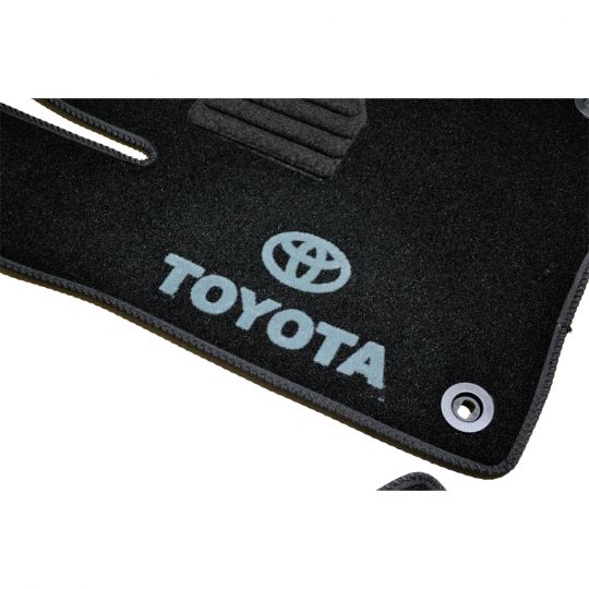 AVTM Коврики в салон текстильные Toyota Highlander III '13- Черные (Комплект 3шт.)