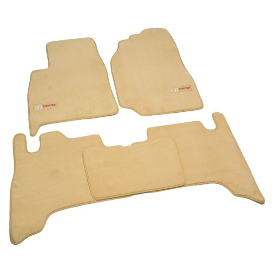 AVTM Коврики в салон текстильные Toyota Land Cruiser 100 '98-07 Бежевые Premium (Комплект 5шт.) AVTM Коврики в салон текстильные Toyota Land Cruiser 100 '98-07 Бежевые Premium (Комплект 5шт.)