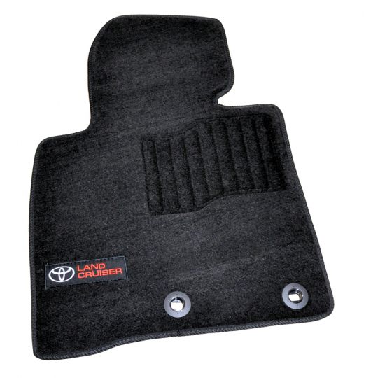 AVTM Коврики в салон текстильные Toyota Land Cruiser 200 '13- Черные Premium (Комплект 3шт.)