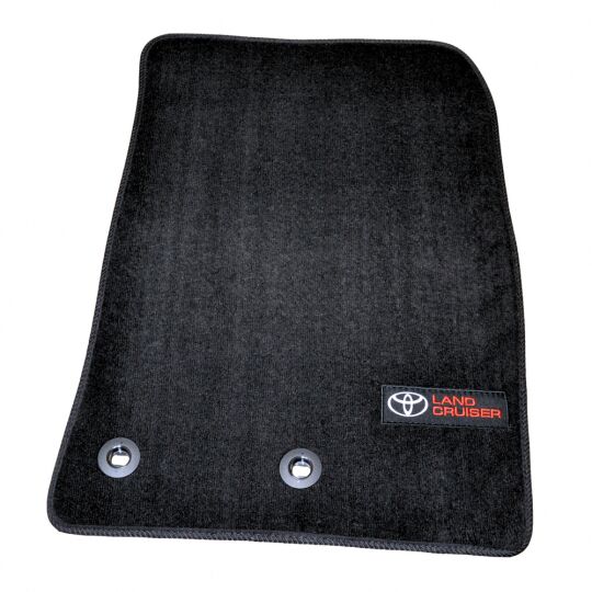 AVTM Коврики в салон текстильные Toyota Land Cruiser 200 '13- Черные Premium (Комплект 3шт.)