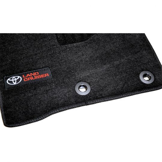 AVTM Коврики в салон текстильные Toyota Land Cruiser 200 '13- Черные Premium (Комплект 3шт.)