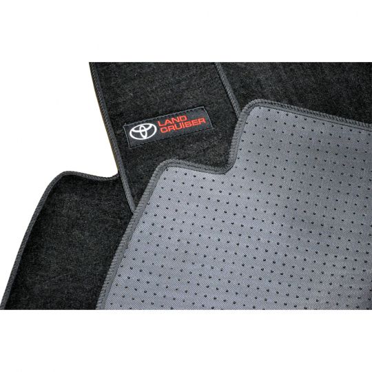 AVTM Коврики в салон текстильные Toyota Land Cruiser 200 '13- Черные Premium (Комплект 3шт.)