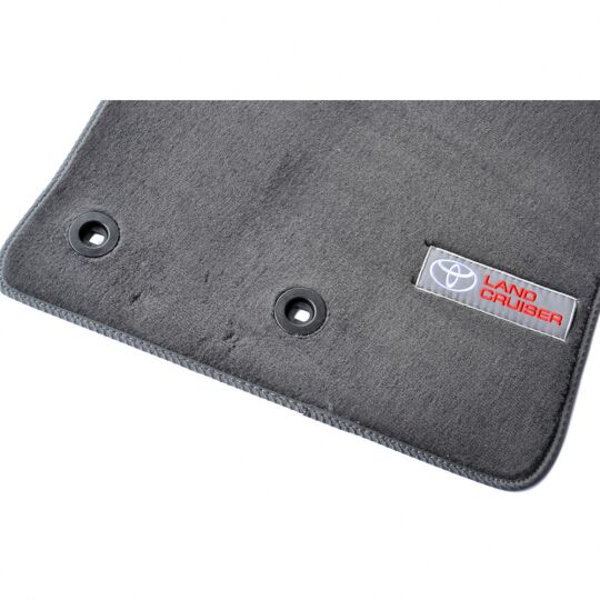 AVTM Коврики в салон текстильные Toyota Land Cruiser 200 '13- Серые Premium (Комплект 3шт.)