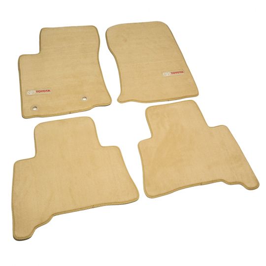 AVTM Коврики в салон текстильные Toyota Land Cruiser Prado 150 '13- Бежевые Premium (Комплект 5шт.)