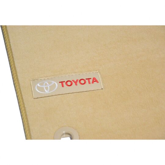 AVTM Коврики в салон текстильные Toyota Land Cruiser Prado 150 '13- Бежевые Premium (Комплект 5шт.)
