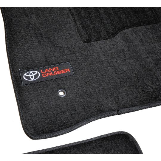 AVTM Коврики в салон текстильные Toyota Land Cruiser 200 '07- Черные Premium (Комплект 3шт.)