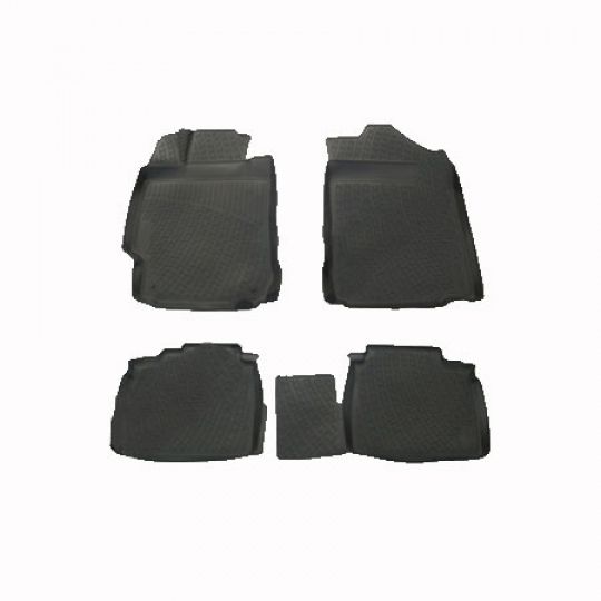 L.LOCKER Коврики в салон глубокие Toyota Camry XV50 '14-17 седан (Комплект 4шт.)
