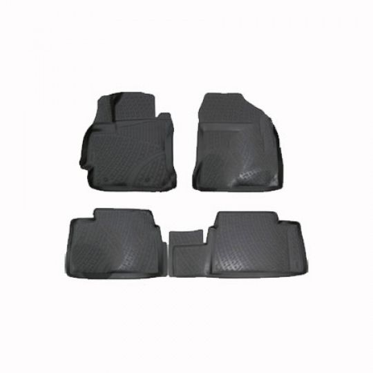 L.LOCKER Коврики в салон глубокие Toyota Corolla (E16/E17) '12- седан (Комплект 4шт.)