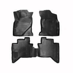 L.LOCKER Коврики в салон глубокие Toyota Hilux VIII '15- (Комплект 4шт.)
