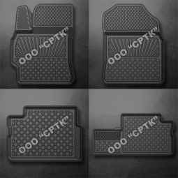 SRTK Коврики в салон глубокие Toyota Corolla (E14/E15) '06-12 (Комплект 4шт.)