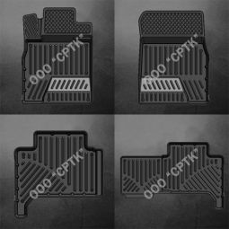 SRTK Коврики в салон глубокие Toyota Land Cruiser 100 '98-07 (Комплект 4шт.)
