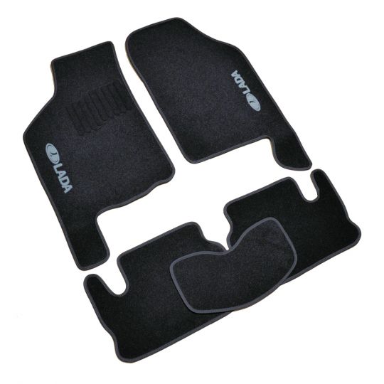 AVTM Коврики в салон текстильные ВАЗ 2109-99 '87-11 Черный (Комплект 5шт.)