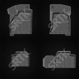 SRTK Коврики в салон глубокие Lada Приора 2170-72 (Комплект 4шт.)