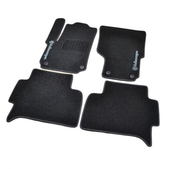 AVTM Коврики в салон текстильные Volkswagen Amarok I '10- Черные (Комплект 4шт.)