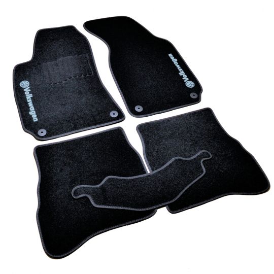AVTM Коврики в салон текстильные Volkswagen Passat B5 '96-05 Черные (Комплект 5шт.)