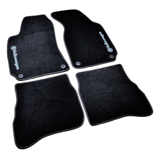 AVTM Коврики в салон текстильные Volkswagen Passat B5 '96-05 Черные (Комплект 5шт.)