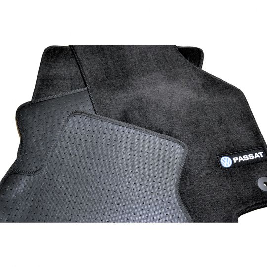 AVTM Коврики в салон текстильные Volkswagen Passat B7 '10- Черные Premium (Комплект 5шт.)