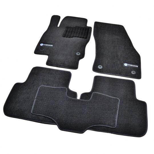 AVTM Коврики в салон текстильные Volkswagen Tiguan II '15- Черные Premium (Комплект 5шт.)