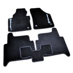 AVTM Коврики в салон текстильные Volkswagen Touran I '03-15 Черные (Комплект 5шт.)
