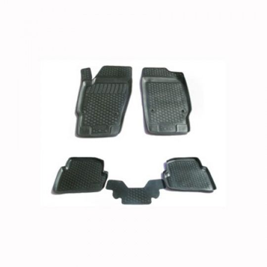 L.LOCKER Коврики в салон глубокие Volkswagen Polo V '09- хэтчбек (Комплект 4шт.)