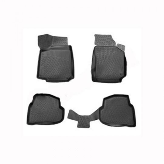 L.LOCKER Коврики в салон глубокие Volkswagen Polo V '09- седан (Комплект 4шт.)