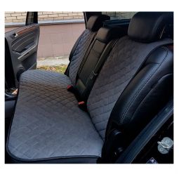 Авторитет Накидки универсальные на задние сиденья Алькантара Графит (3 шт.)