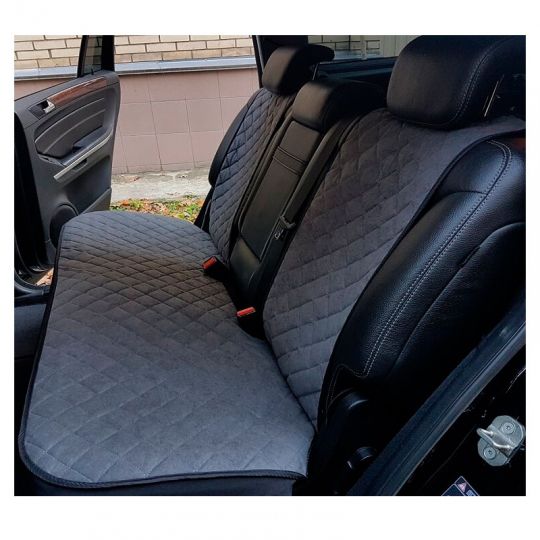 Авторитет Накидки универсальные на задние сиденья Алькантара Графит (3 шт.)