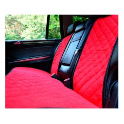 Авторитет Накидки универсальные на задние сиденья Алькантара Красные (3 шт.)