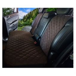 Авторитет Накидки универсальные на задние сиденья Алькантара Темно-коричневые (3 шт.)