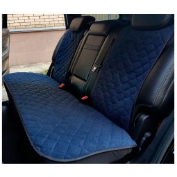 Авторитет Накидки универсальные на задние сиденья Алькантара Темно-синие (3 шт.) Авторитет Накидки универсальные на задние сиденья Алькантара Темно-синие (3 шт.)