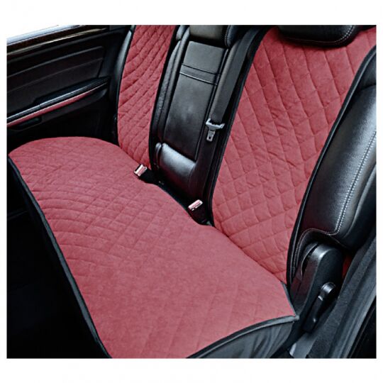 Авторитет Накидки универсальные на задние сиденья Алькантара Бордовые (3 шт.)