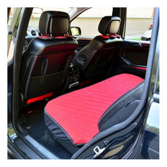 Авторитет Накидки универсальные на задние сиденья Алькантара Красные (3 шт.)