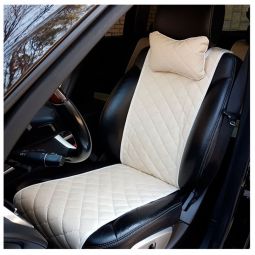 Авторитет Накидки универсальные на передние сиденья Стандарт Экокожа Бежевые
