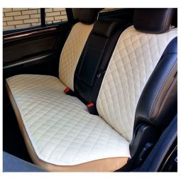 Авторитет Накидки универсальные на задние сиденья Широкие Экокожа Бежевые