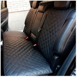 Авторитет Накидки универсальные на задние сиденья Экокожа Широкие Черные