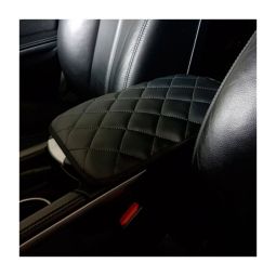 Авторитет Накидка на подлокотник Стандарт Экокожа Черная