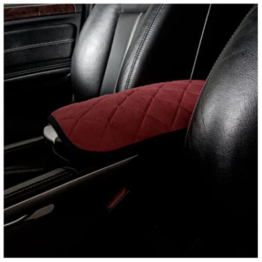 Авторитет Накидка на подлокотник Стандарт Алькантара Бордовая