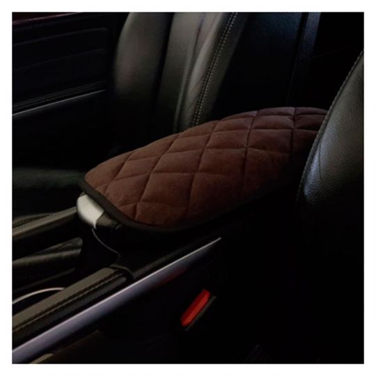 Авторитет Накидка на подлокотник Стандарт Алькантара Темно-коричневая