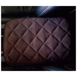 Авторитет Накидка на подлокотник Широкая Алькантара Темно-коричневая