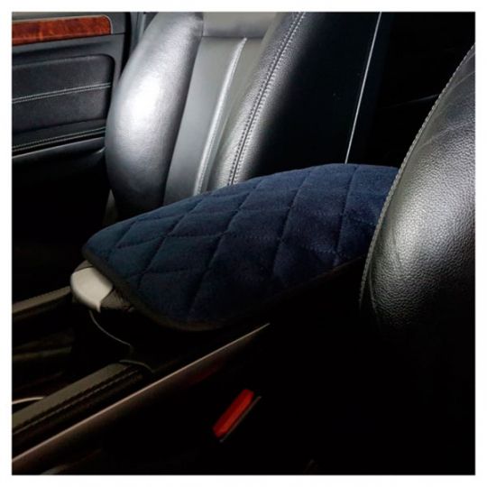 Авторитет Накидка на подлокотник Широкая Алькантара Темно-синяя Авторитет Накидка на подлокотник Широкая Алькантара Темно-синяя