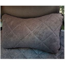 Авторитет подушка-подголовник Алькантара Графит