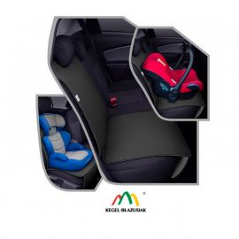 Защитный коврик под детское автомобильное кресло JUNIOR (серый)