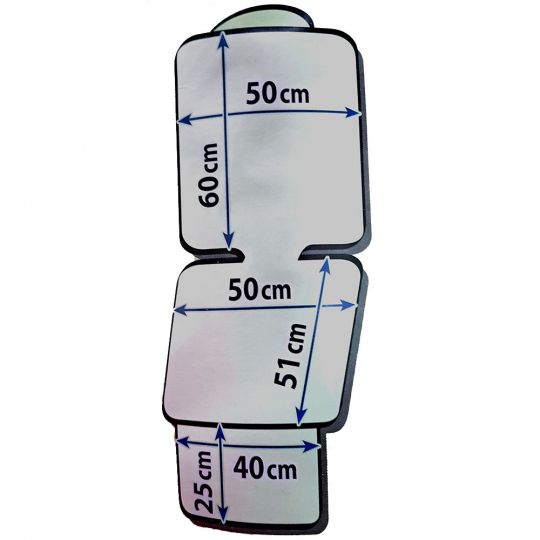 Защитный коврик под детское автомобильное кресло JUNIOR (бежевый)