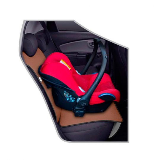 Защитный коврик под детское автомобильное кресло JUNIOR (бежевый)