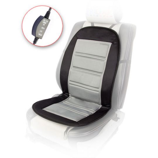 Vitol H 96024 BK Накидка на сиденье с подогревом черно-серый (98*50)