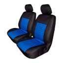 Milex Arctic Чехлы универсальные на передние сидения с подогревом 12V, Черно-голубые