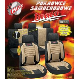 Milex Bravo Комплект чехлов на автомобильные сидения Бежевые